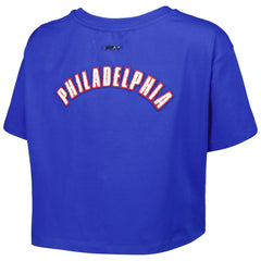 NBA Philadelphia 76ers Pro Standard Women's Classics Boxy T-Shirt
