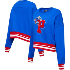 NBA Philadelphia 76ers Pro Standard Women's Mash Up Pullover Sweatshirt