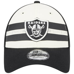 Team Stripe Trucker 9FORTY Snapback Hat - Las Vegas Raiders
