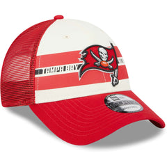Team Stripe Trucker 9FORTY Snapback Hat - Tampa Bay Buccaneers