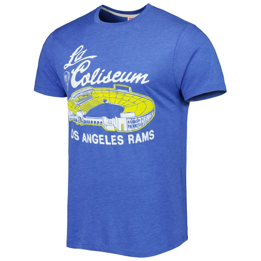Homage Stadium Tri-Blend T-Shirt - Los Angeles Rams