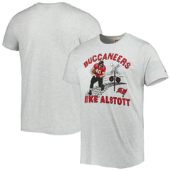 Mike Alstott  Homage Unisex Caricature Retired Player Tri-Blend T-Shirt - Tampa Bay Buccaneers