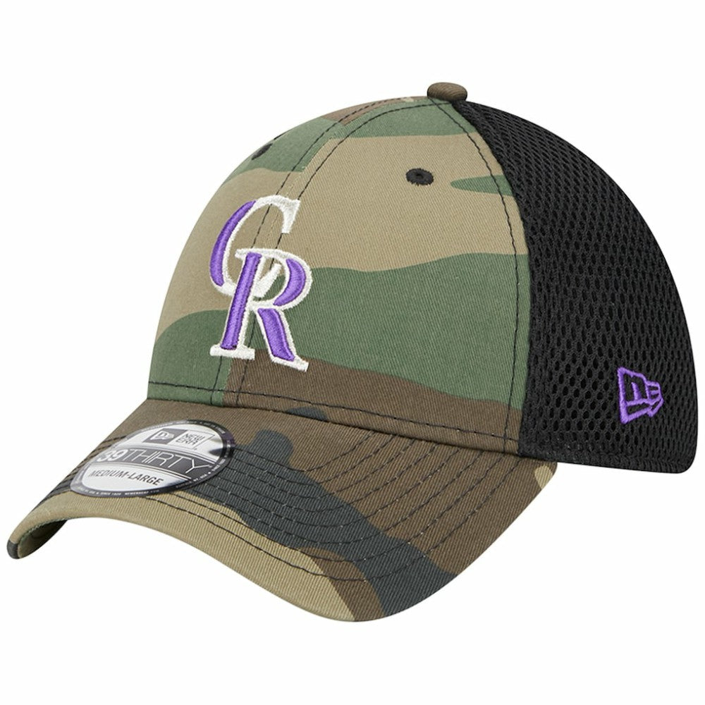 MLB Colorado Rockies New Era Team Neo 39THIRTY Flex Hat