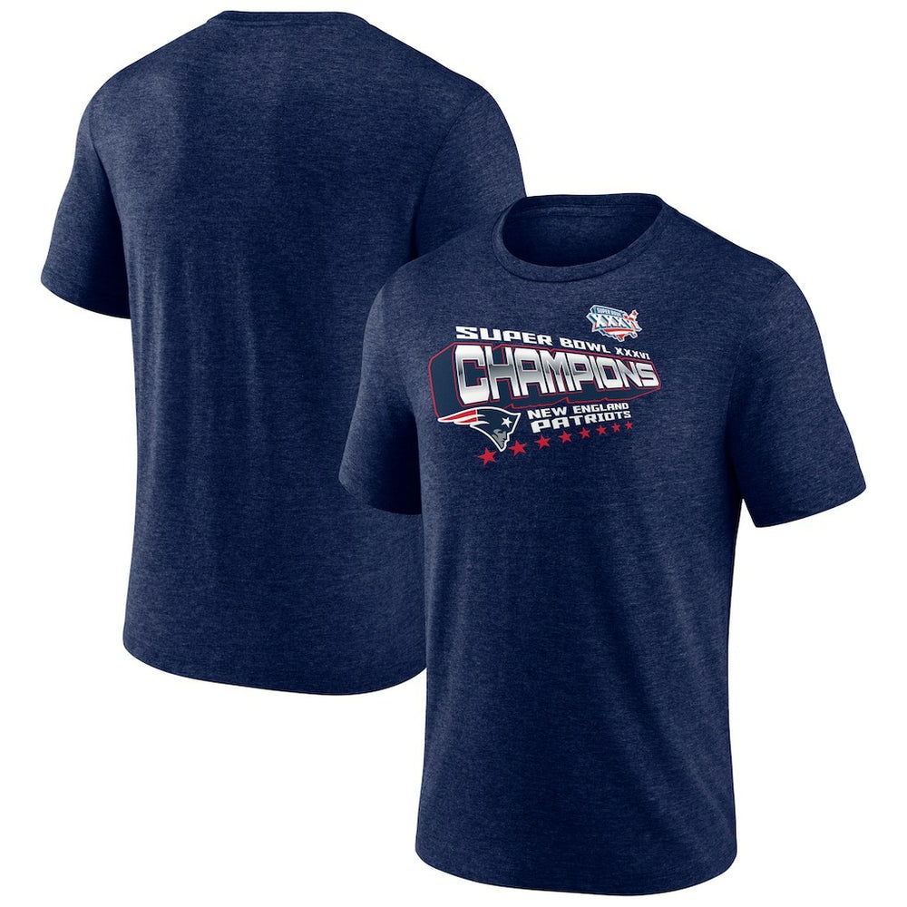 Hometown Old-Fashioned Super Bowl XXXVI s Tri-Blend T-Shirt - New England Patriots