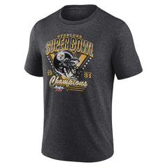 Hometown Old-Fashioned Super Bowl XIV s Tri-Blend T-Shirt - Pittsburgh Steelers