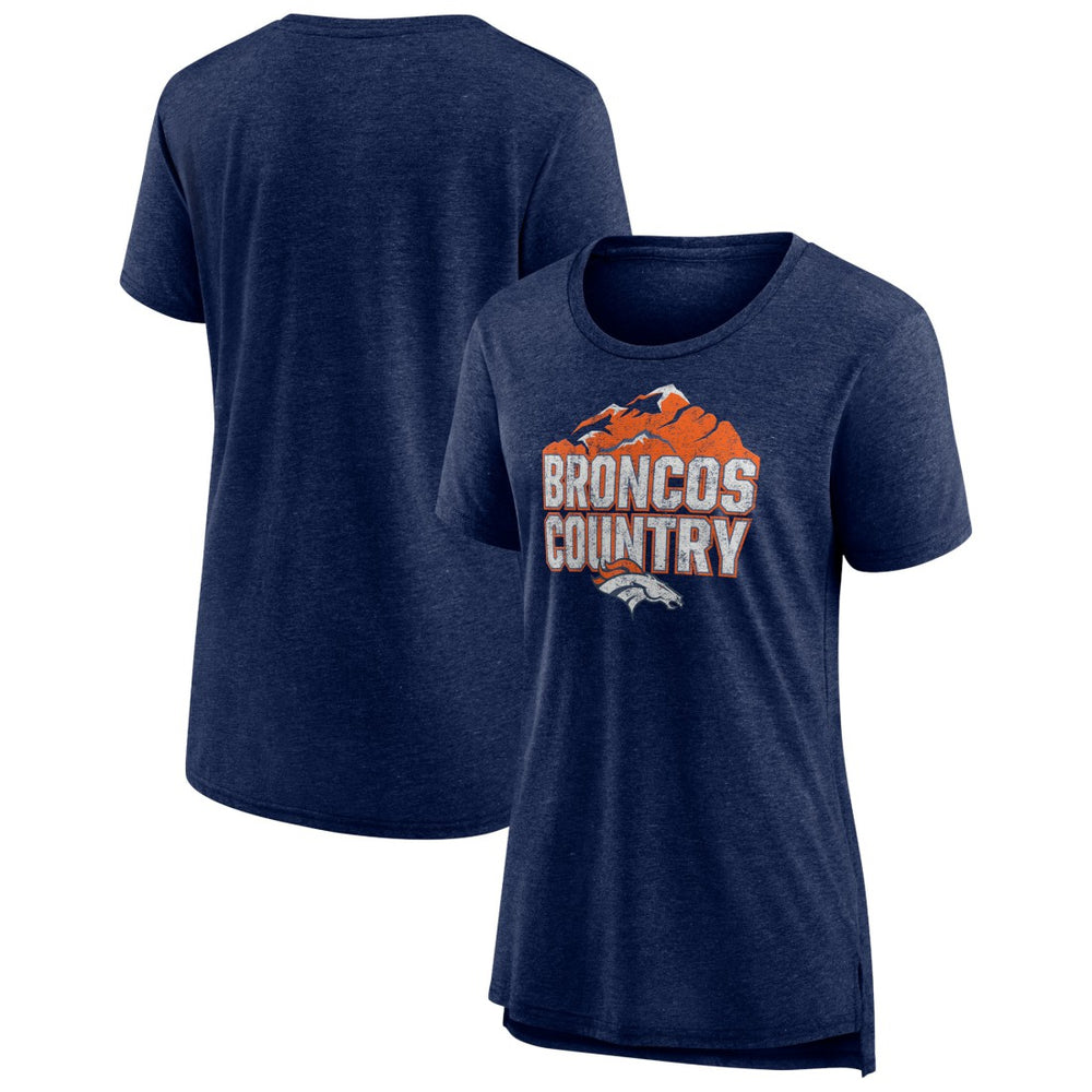 Women's Hometown First Down Tri-Blend T-Shirt - Denver Broncos
