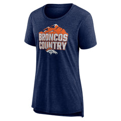 Women's Hometown First Down Tri-Blend T-Shirt - Denver Broncos