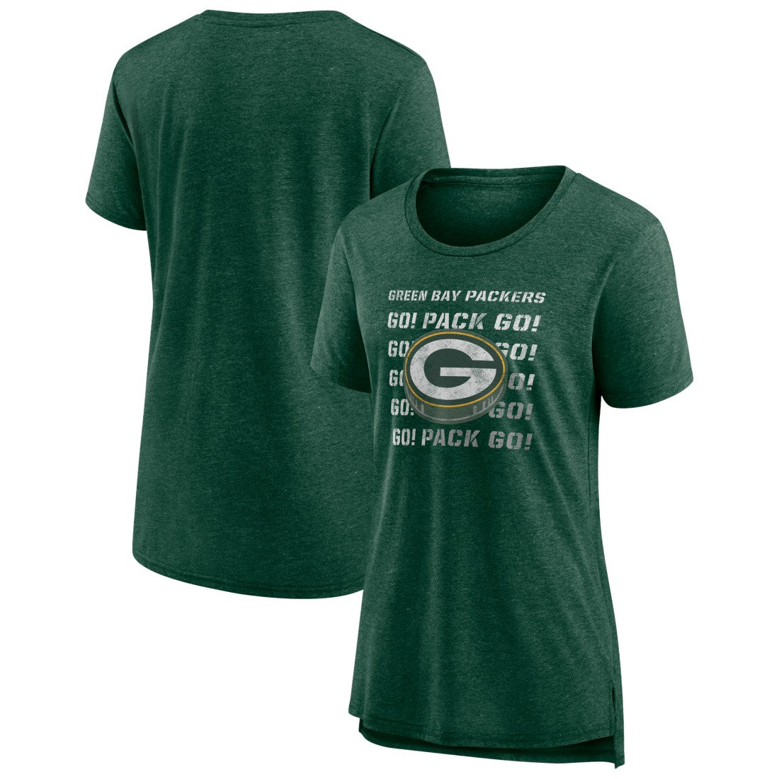 Women's Hometown First Down Tri-Blend T-Shirt - Green Bay Packers