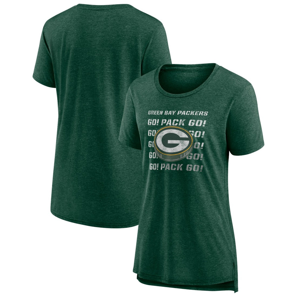 Women's Hometown First Down Tri-Blend T-Shirt - Green Bay Packers