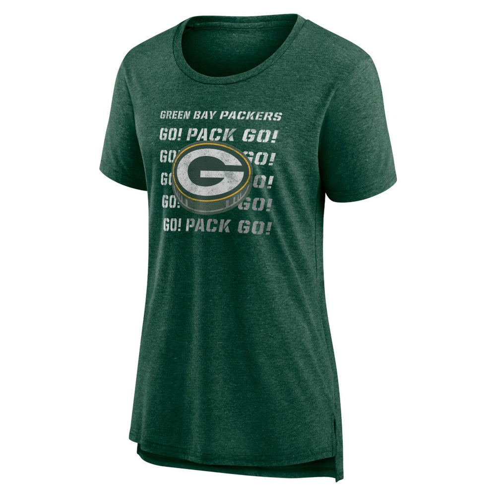 Women's Hometown First Down Tri-Blend T-Shirt - Green Bay Packers