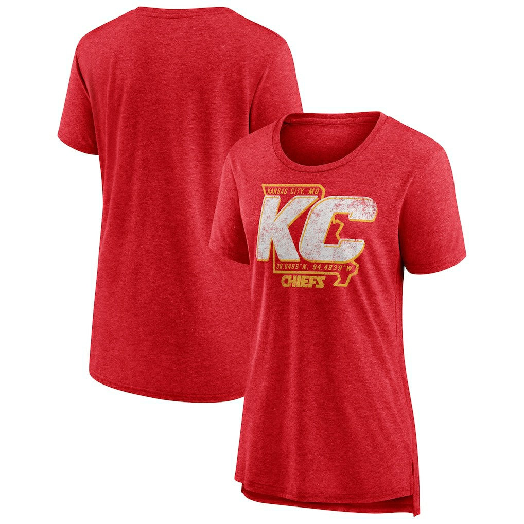 Women's Hometown First Down Tri-Blend T-Shirt - Kansas City Chiefs