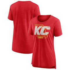 Women's Hometown First Down Tri-Blend T-Shirt - Kansas City Chiefs