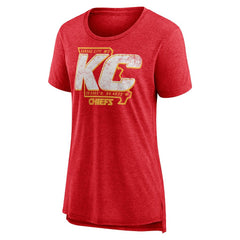 Women's Hometown First Down Tri-Blend T-Shirt - Kansas City Chiefs