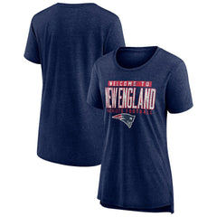 Women's Hometown First Down Tri-Blend T-Shirt - New England Patriots