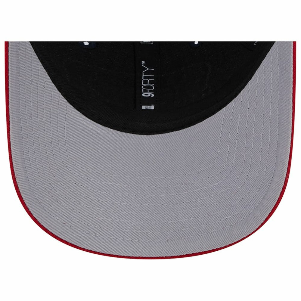 MLB Boston Red Sox New Era Two-Tone Patch 9FORTY Snapback Hat