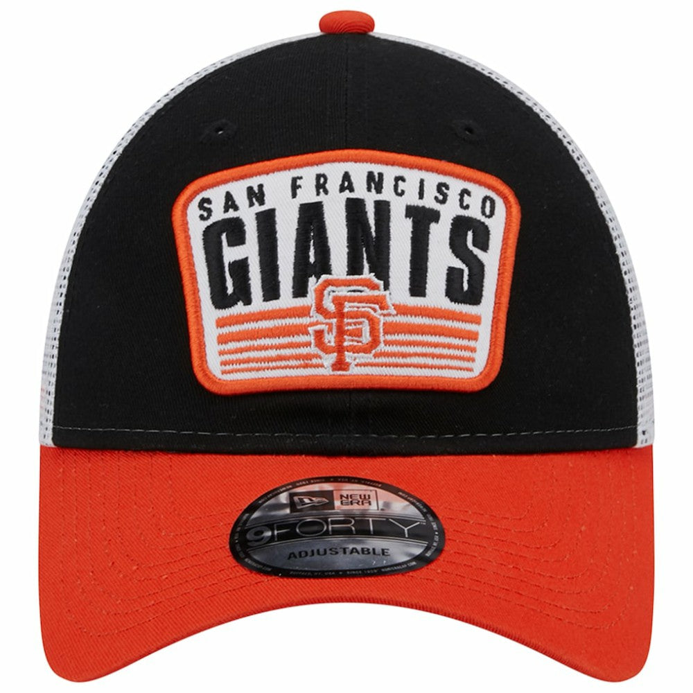 MLB San Francisco Giants New Era Two-Tone Patch 9FORTY Snapback Hat