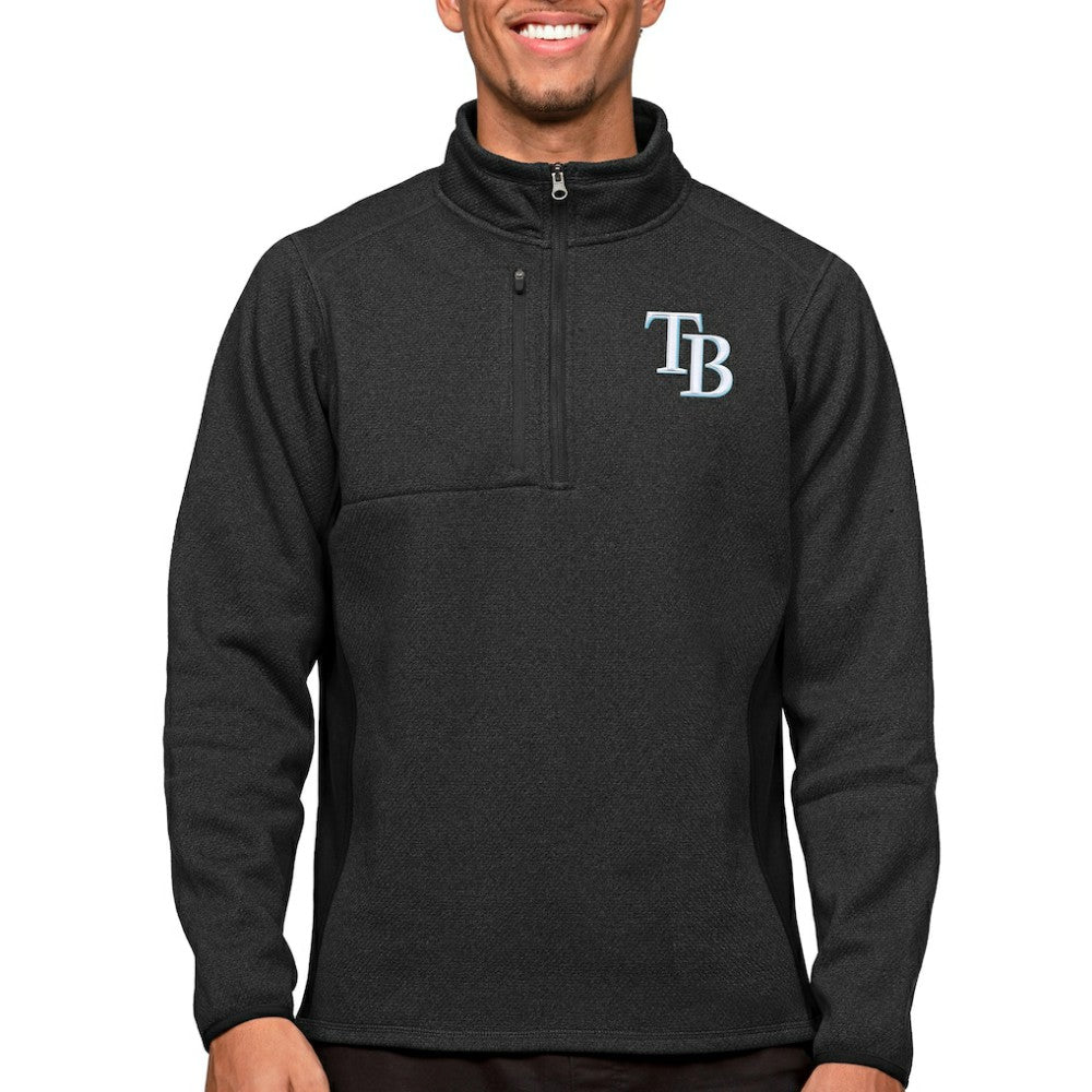 MLB Tampa Bay Rays Antigua Course Quarter-Zip Pullover Top