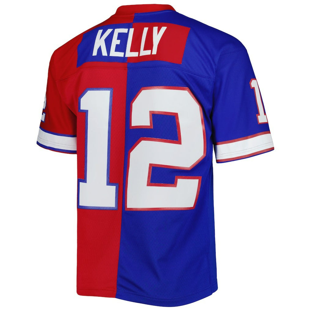Jim Kelly  1990 Split Legacy Replica Jersey - Buffalo Bills