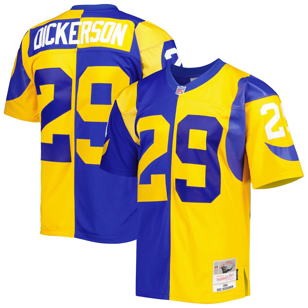 Eric Dickerson  1984 Split Legacy Replica Jersey - Los Angeles Rams