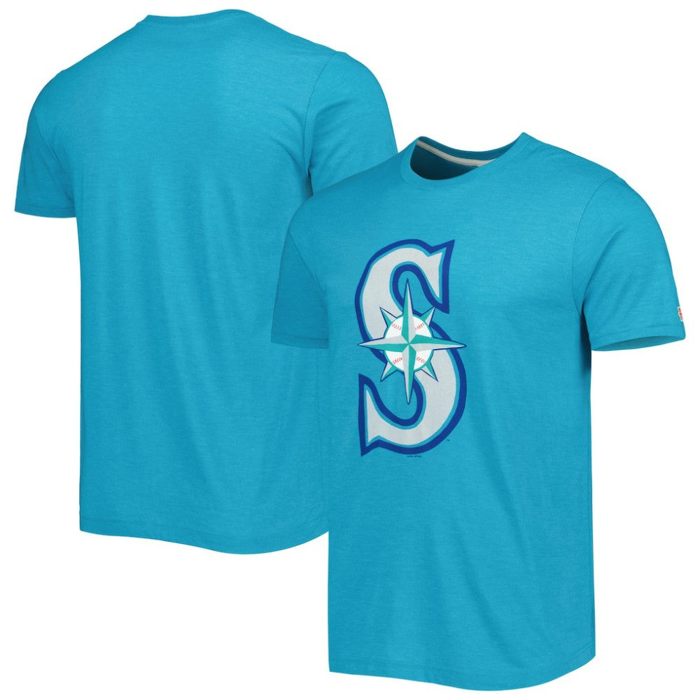 MLB Seattle Mariners Homage Hand Drawn Logo Tri-Blend T-Shirt