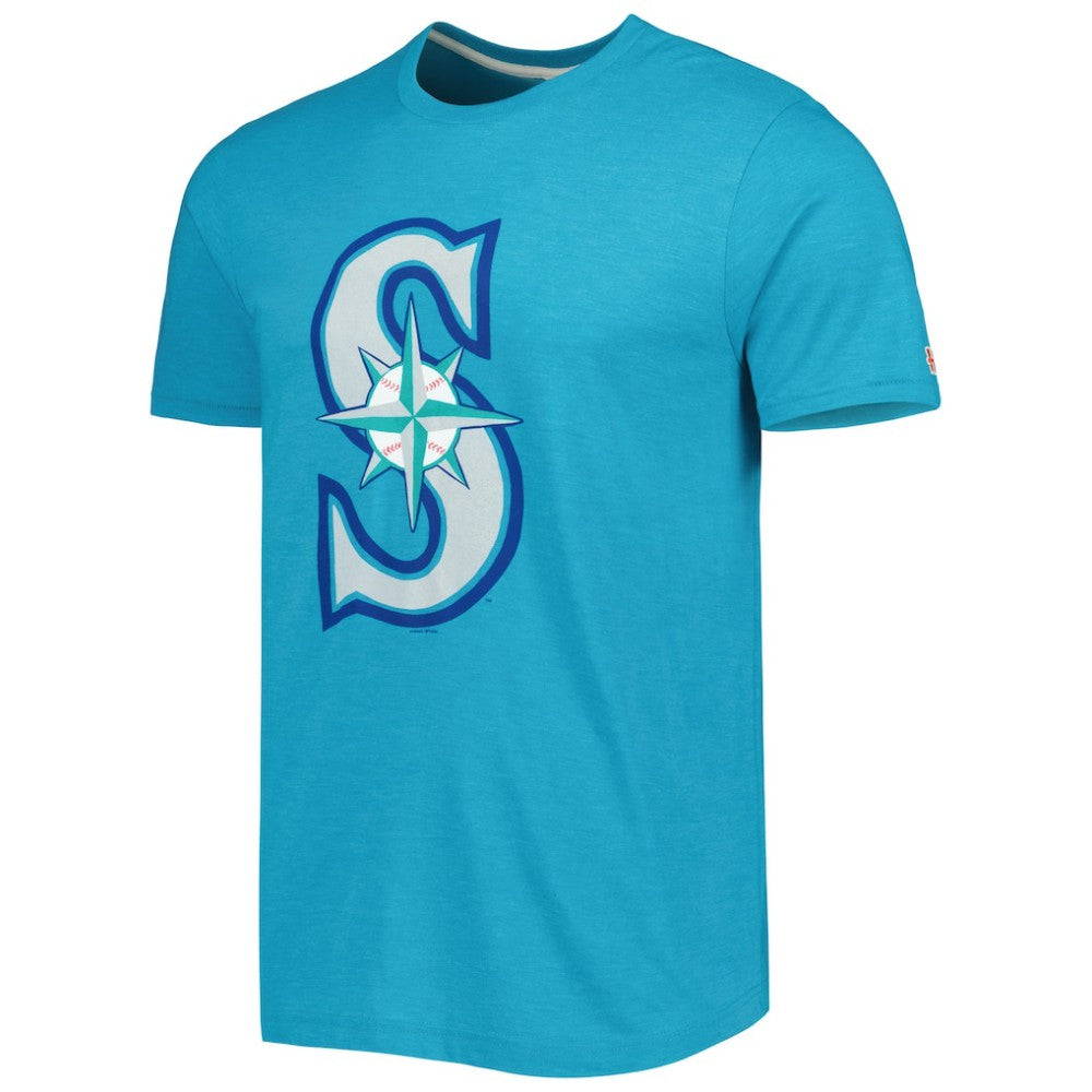 MLB Seattle Mariners Homage Hand Drawn Logo Tri-Blend T-Shirt
