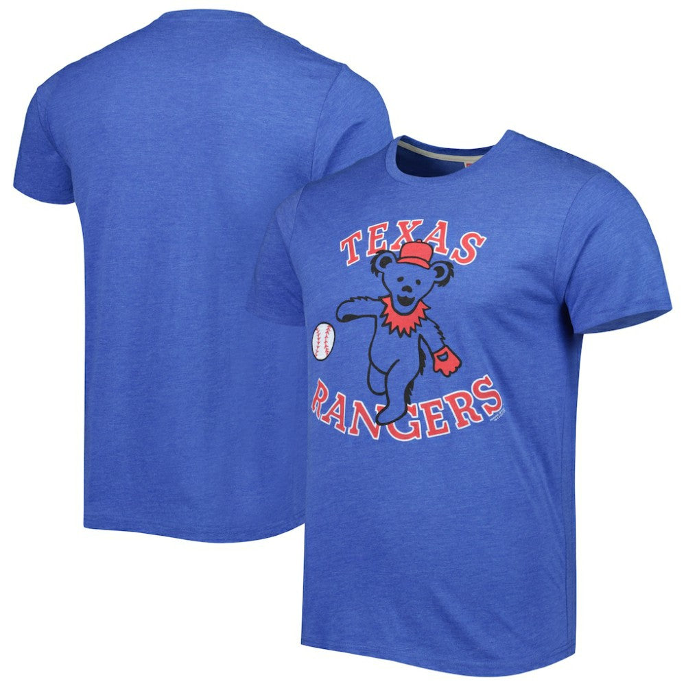 MLB Texas Rangers Homage Grateful Dead Tri-Blend T-Shirt