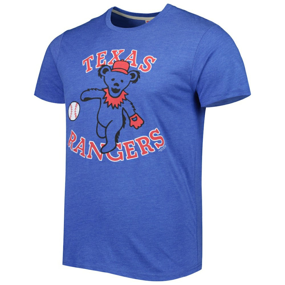 MLB Texas Rangers Homage Grateful Dead Tri-Blend T-Shirt