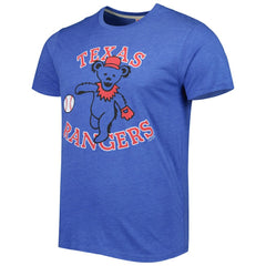 MLB Texas Rangers Homage Grateful Dead Tri-Blend T-Shirt
