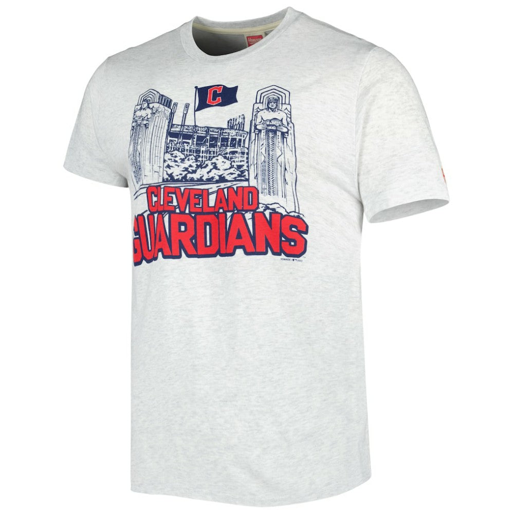 MLB Cleveland Guardians Homage Team Hyper Local Tri-Blend T-Shirt