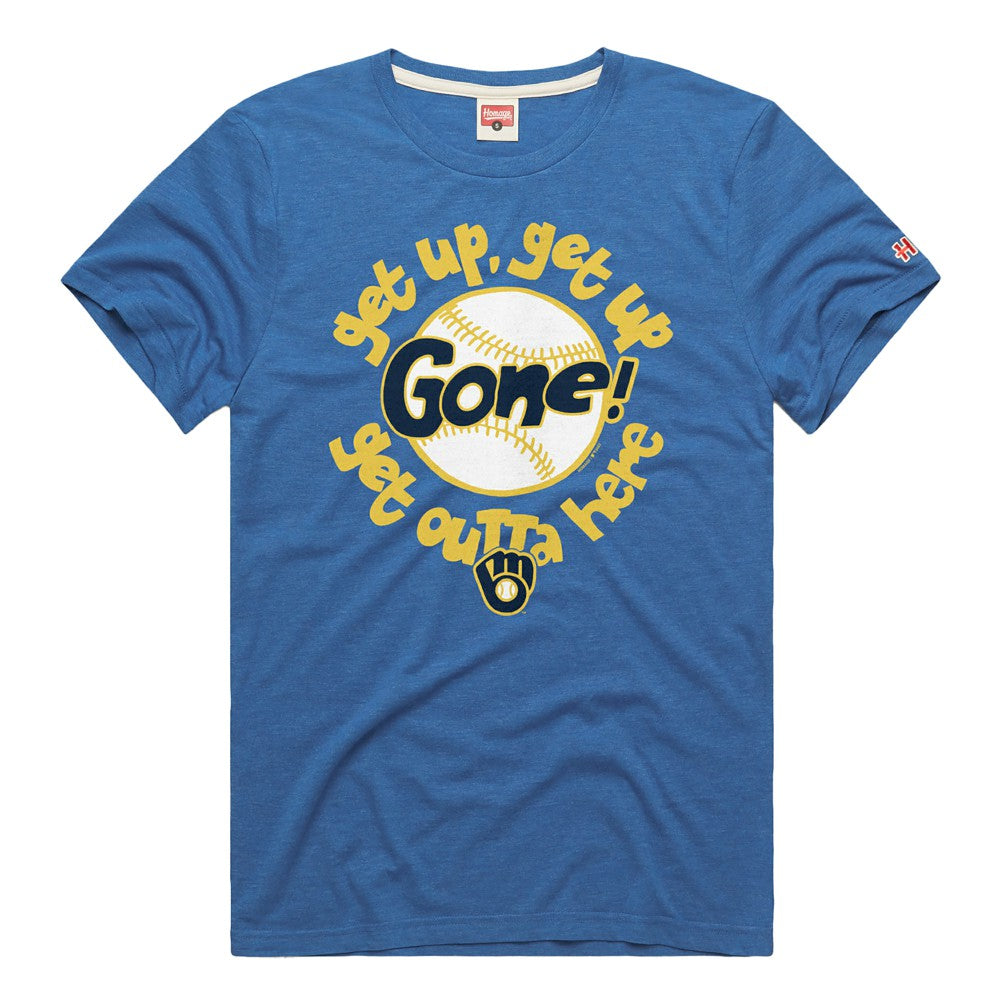 MLB Milwaukee Brewers Homage Hyper Local Tri-Blend T-Shirt