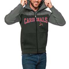 MLB St. Louis Cardinals Antigua Wordmark Protect Full-Zip Hoodie