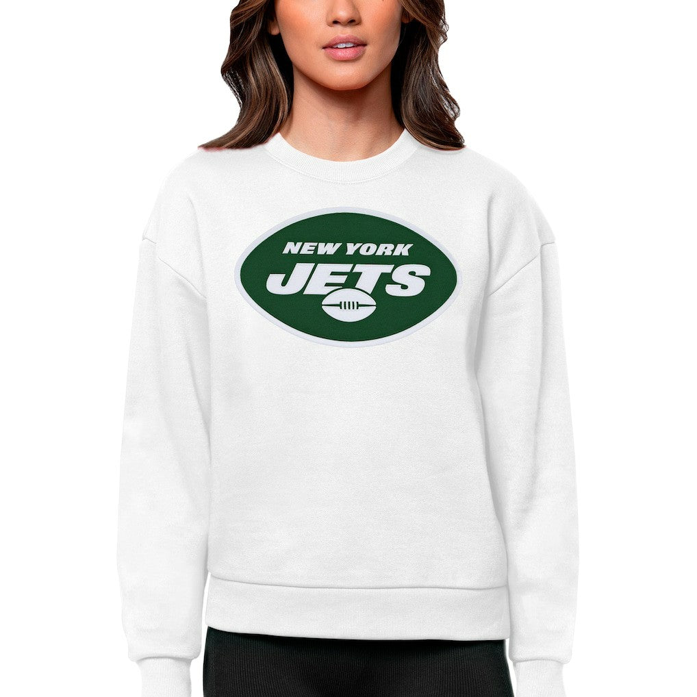 Antigua Women's Victory Logo Pullover Sweatshirt - New York Jets