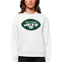 Antigua Women's Victory Logo Pullover Sweatshirt - New York Jets