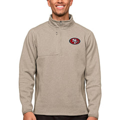 Antigua Course Quarter-Zip Pullover Top - San Francisco 49ers