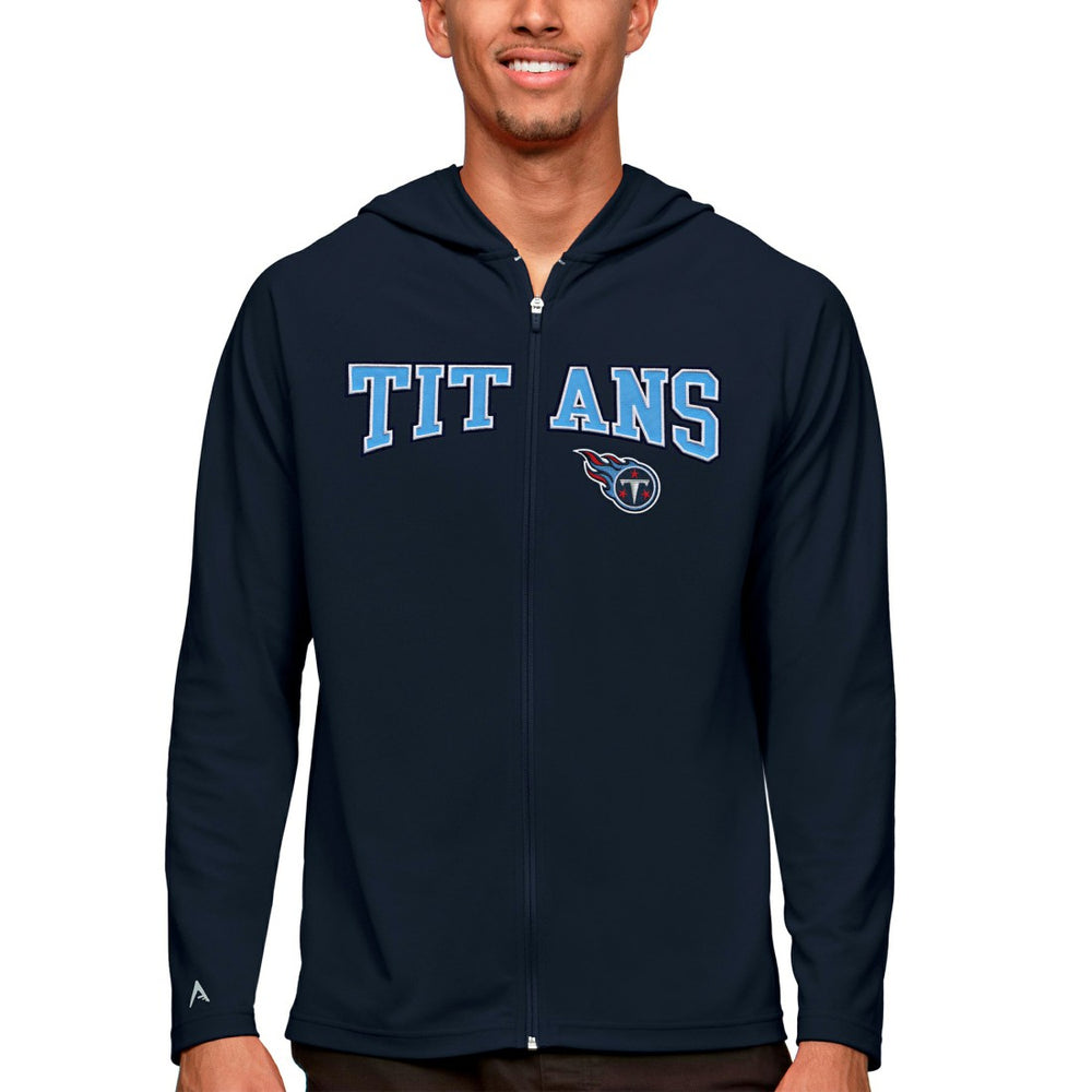 Antigua Legacy Full-Zip Hoodie - Tennessee Titans
