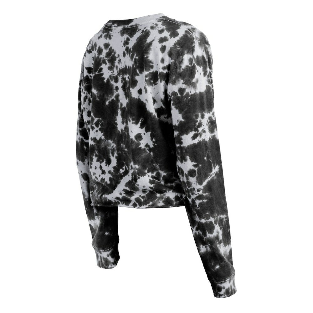 MLB Chicago White Sox New Era Women's Tie-Dye Cropped Long Sleeve T-Shirt