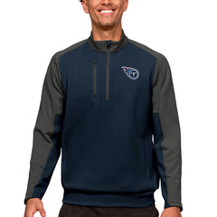 Antigua Team Quarter-Zip Pullover Top - Tennessee Titans