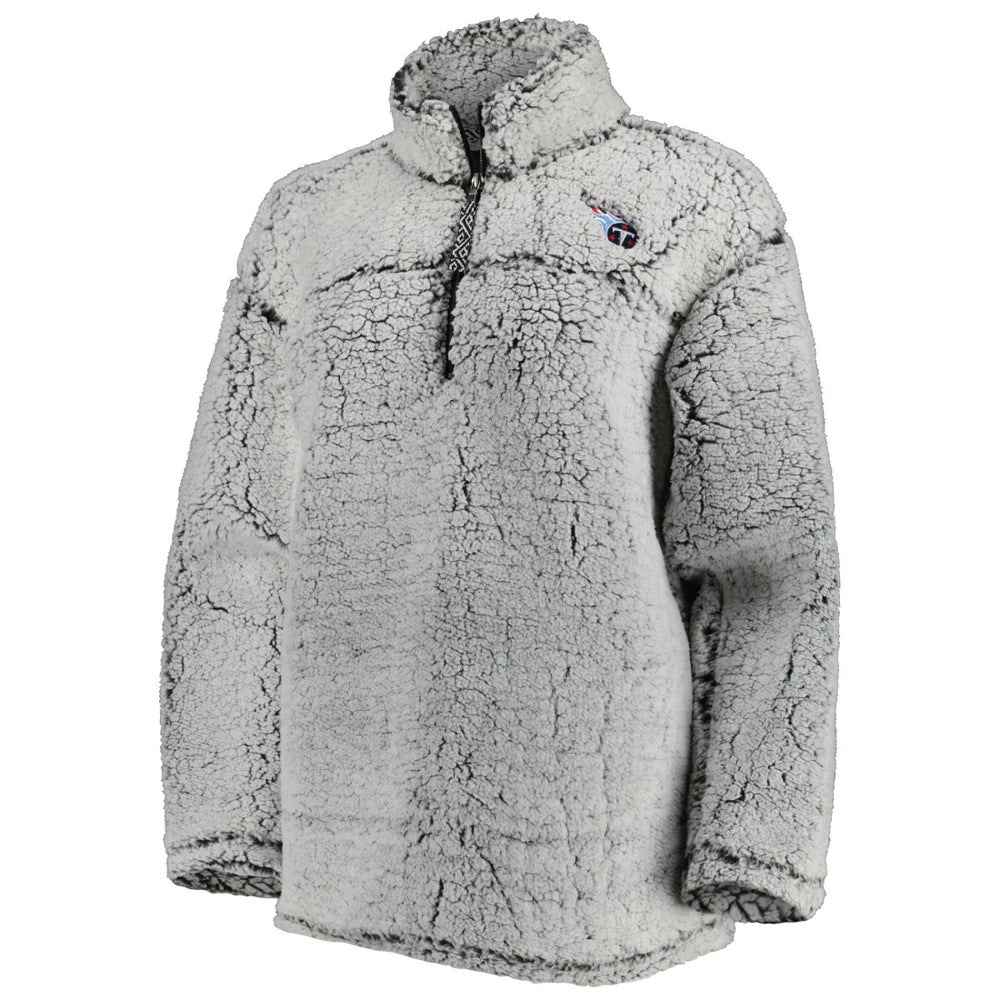 G-III 4Her by Carl Banks Women's Sherpa Quarter-Zip Jacket - Tennessee Titans