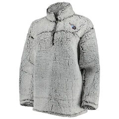 G-III 4Her by Carl Banks Women's Sherpa Quarter-Zip Jacket - Tennessee Titans