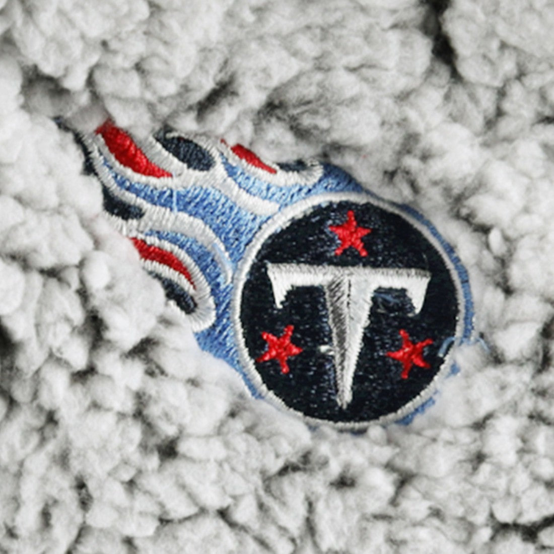 G-III 4Her by Carl Banks Women's Sherpa Quarter-Zip Jacket - Tennessee Titans