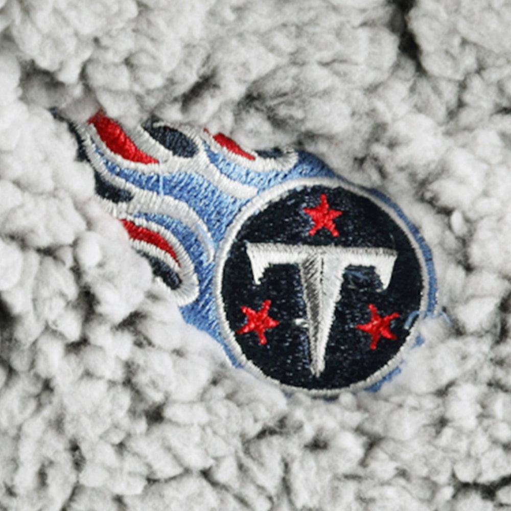 G-III 4Her by Carl Banks Women's Sherpa Quarter-Zip Jacket - Tennessee Titans