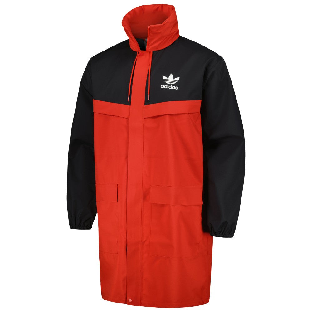 Manchester United Originals Hoodie Full-Zip Bench Jacket - Adidas Red/Black