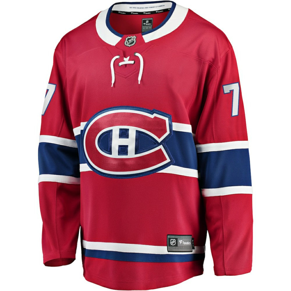 NHL Red Kirby Dach Montreal Canadiens Fanatics Home Breakaway Player Jersey