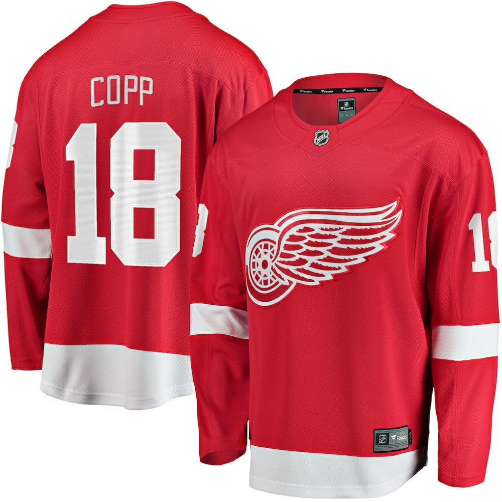 NHL Red Andrew Copp Detroit Red Wings Fanatics Home Breakaway Player Jersey