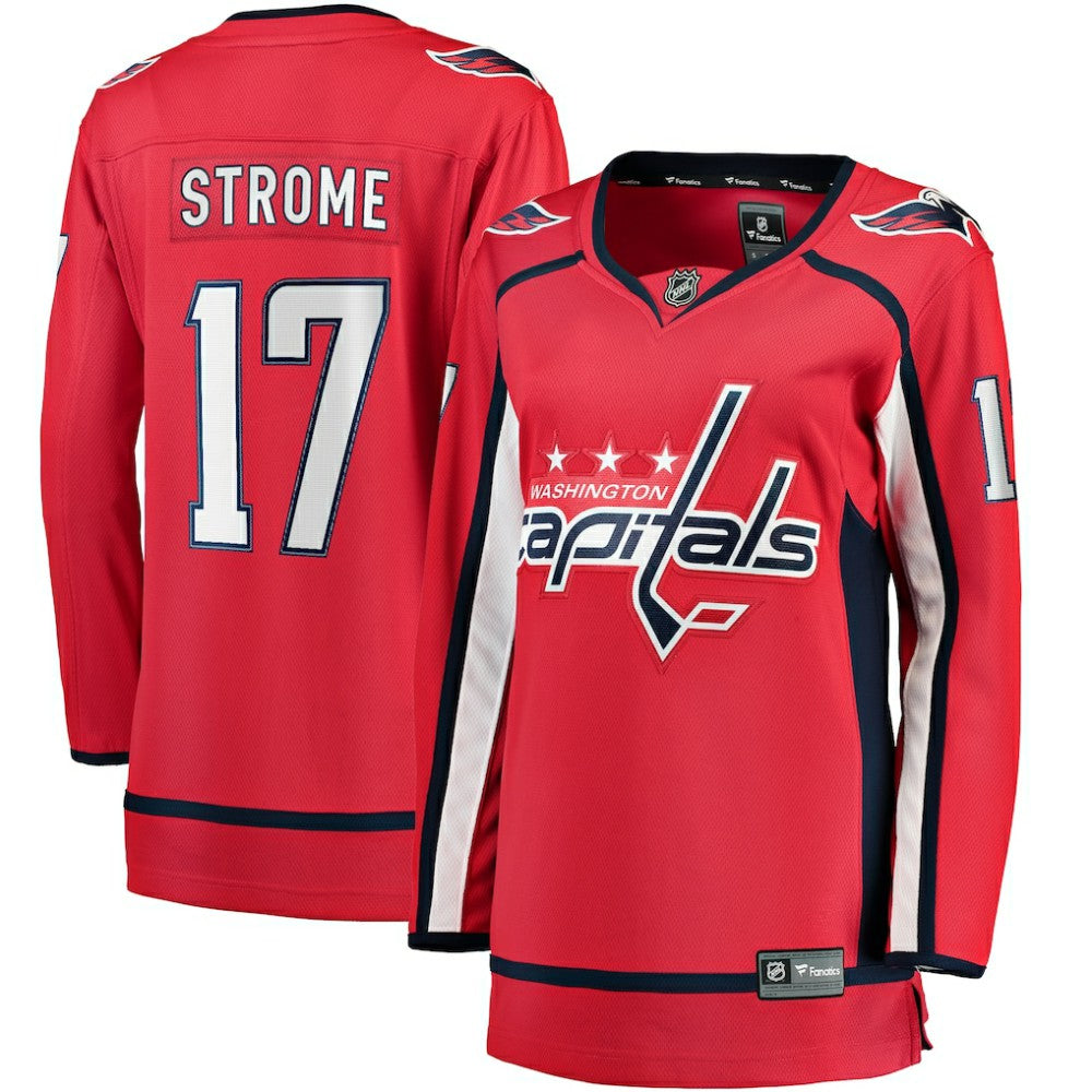 NHL Red Dylan Strome Washington Capitals Fanatics Women's Home Breakaway Player Jersey