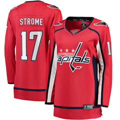 NHL Red Dylan Strome Washington Capitals Fanatics Women's Home Breakaway Player Jersey