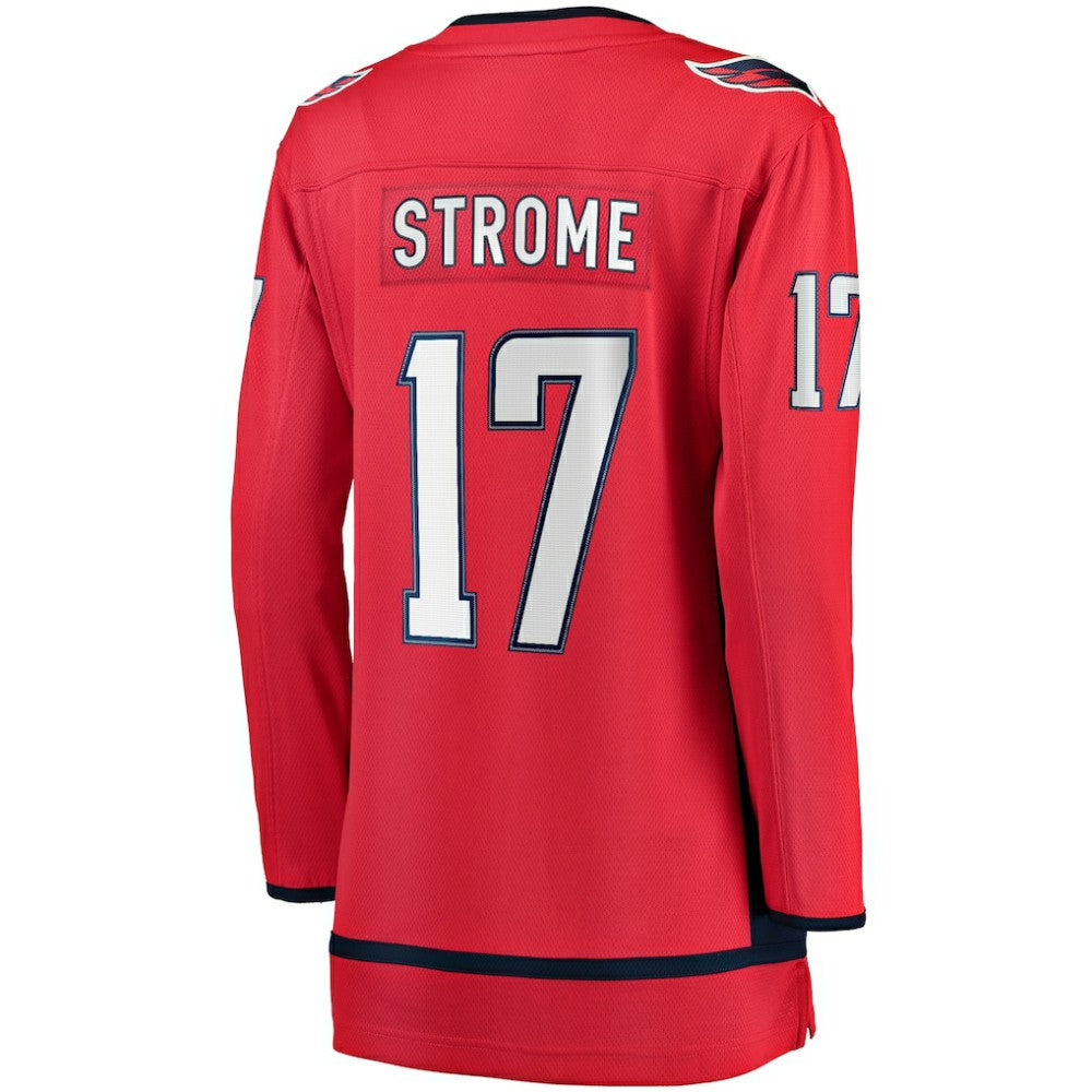 NHL Red Dylan Strome Washington Capitals Fanatics Women's Home Breakaway Player Jersey