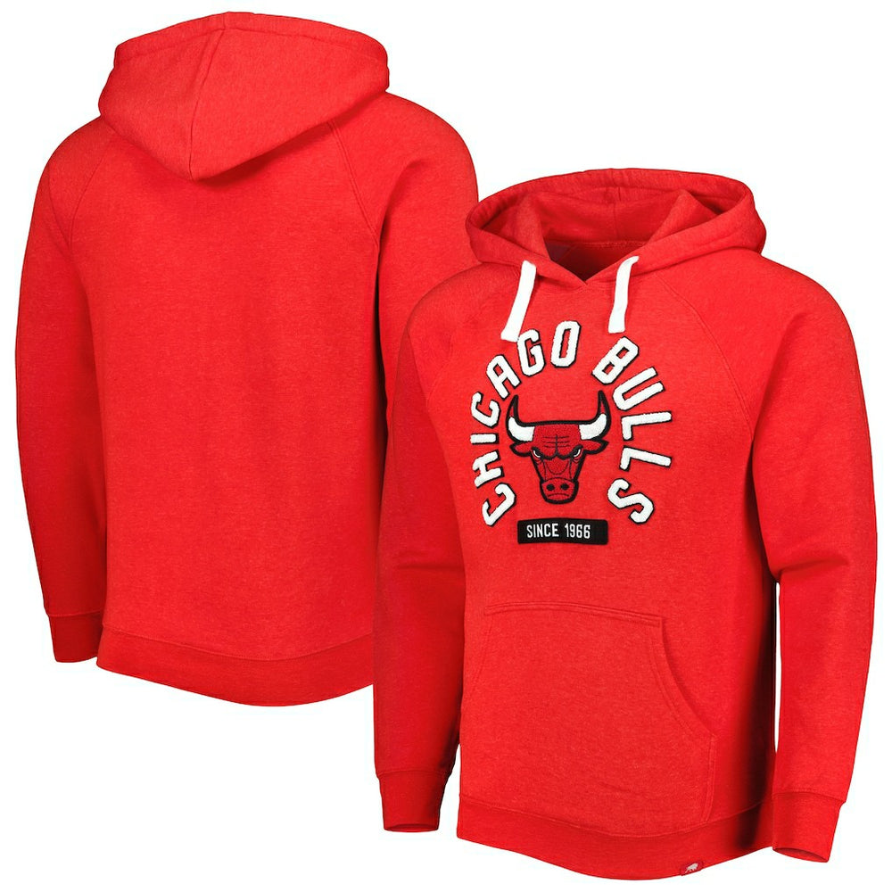 NBA Chicago Bulls Sportiqe Unisex Athos Olson Tri-Blend Pullover Hoodie
