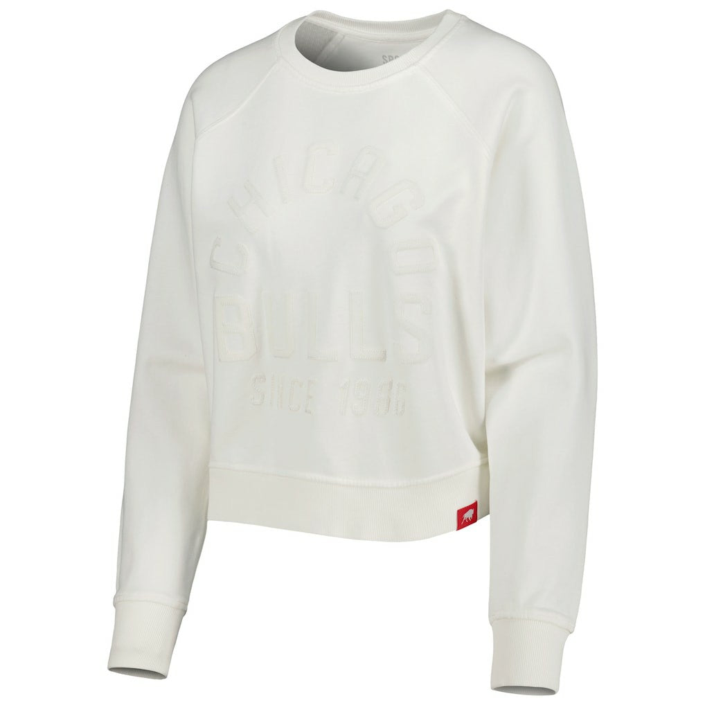 NBA Chicago Bulls Sportiqe Women's Ashlyn Brava Raglan Pullover Sweatshirt sale