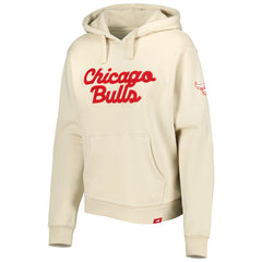 NBA Chicago Bulls Sportiqe Women's Leona Ava Fleece Tri-Blend Pullover Hoodie